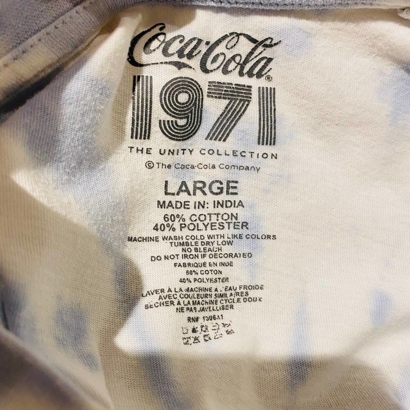 Coca Cola 1971 The Unity Collection Tie Dye T Shirt - Picture 4 of 5